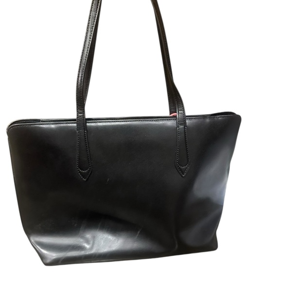 Kate Spade New York Marlee Black Tote with Pink Butterfly Accent - Picture 4 of 17